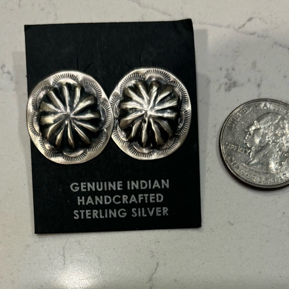 Native American Sterling silver earrings